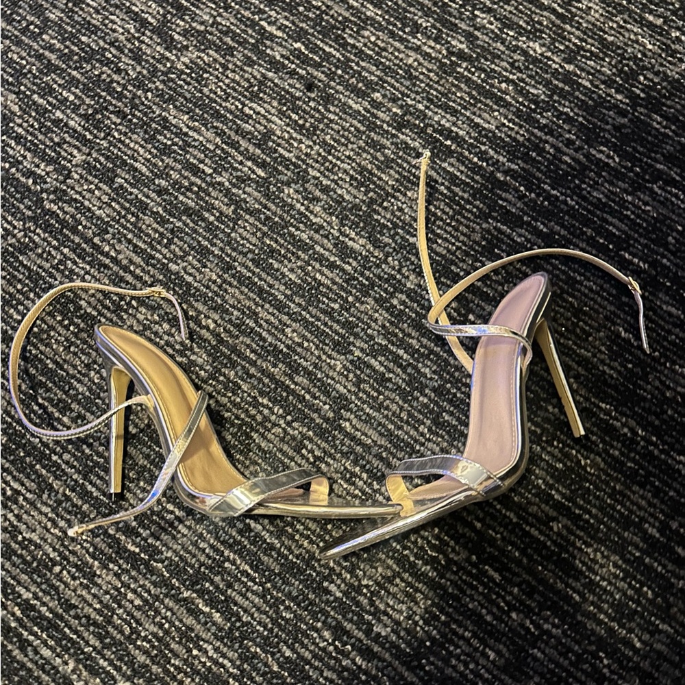 Silver heels